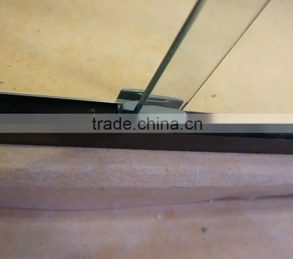 Black Framed Sliding Adjustable Automatic Shower Doors(KD6018) photo-4