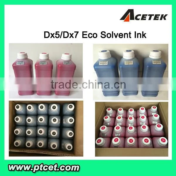 Special Researched DX7 Eco Solvent Ink for Leather Printing
