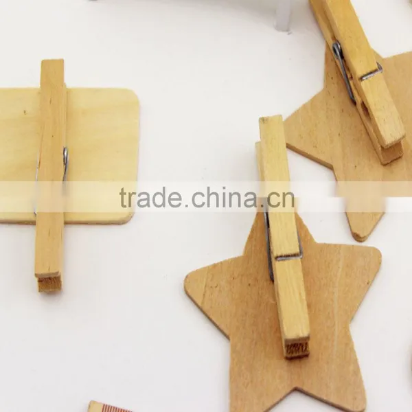 Mini Wooden Clip With Decoration Wooden Chalk Boards photo-5