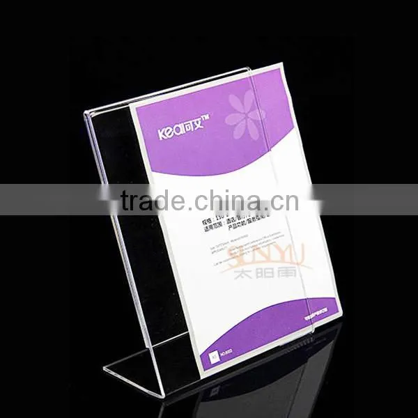 Imported Material OEM and ODM Acrylic Table Tent Card Holder photo-3