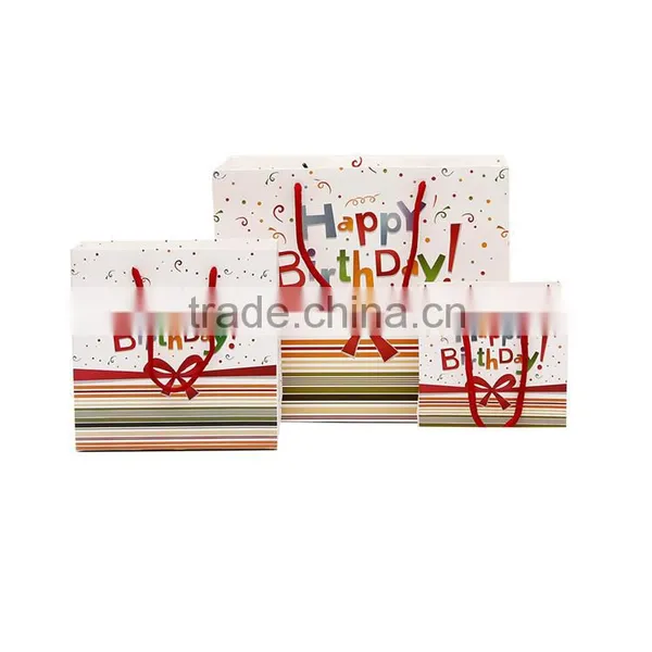High Quality Cotton Handle Fancy Printed Paper Gift Bag photo-6