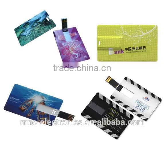 Both Sides Full Color Personalized Logo Printing Business Credit Card Size 2gb, 4gb, 8 gb Usb Flash Memory Disk Pen Drive Supplier's Choice photo-6