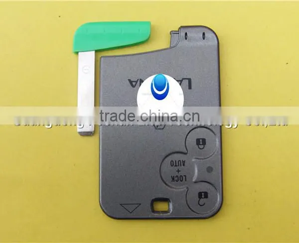 NEW Blank Smart Key Card Case for Renault Laguna Remote Key Card 3 Button photo-2