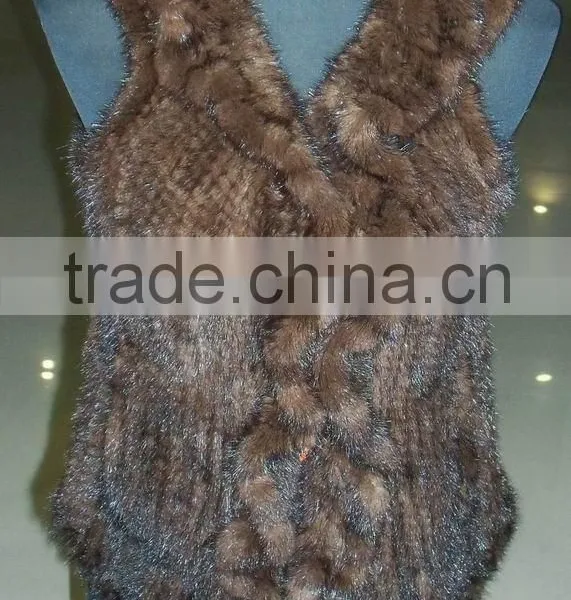 MINK CROCHET VEST