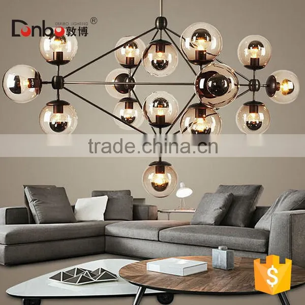 Sputnik Industrial Edison Bulbs Pendant Lamp Lighting Modern Modo Glass Ball Chandelier for High Ceilings Jason Miller Modo Quality Choice