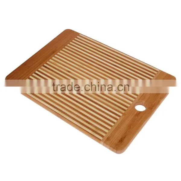 Extra Large Bamboo Cutting Board Thick Strong Bamboo Wood Cutting Board With Drip Groove With Handle photo-6