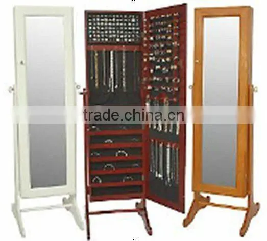 Wooden Jewelry Mirror Cabinet/stand Jewelry Mirror Cabinet
