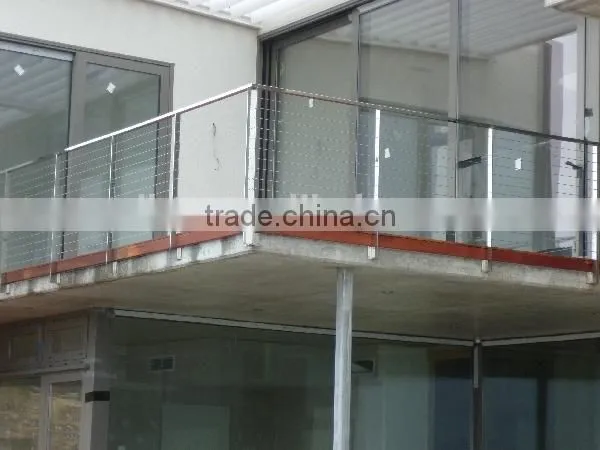 Outdoor Stainless Steel Wire Balustrade