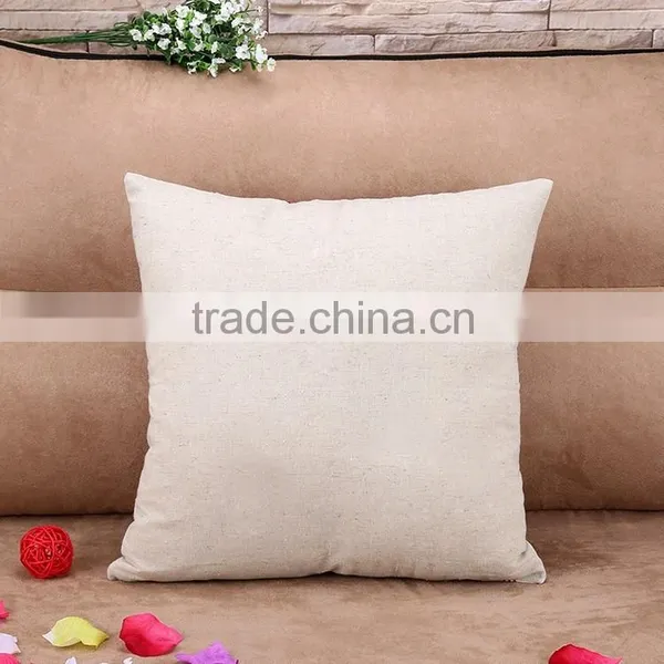 2015 New Pastoral Style Hand Embroidery Cartoon Cotton and Linen Hold Pillow Sofa Cushion Cover Car Decoration photo-5