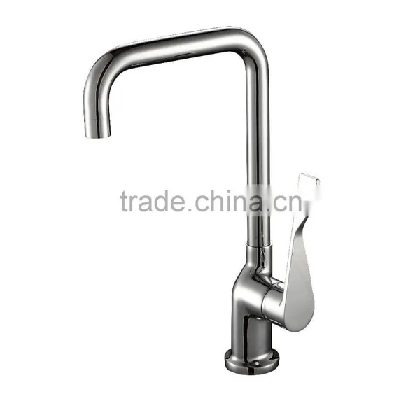 Malaysia Hot Selling Modern Design Chrome Color Single Hand Kitchen Faucet photo-4