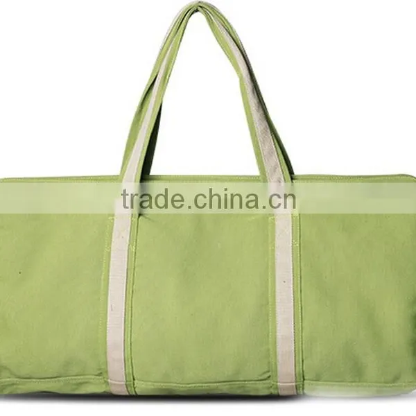 2015 New Custom High Quality Large Capacity Tote and Sling Shoulder Cotton Canvas Yoga Bag for Women photo-2
