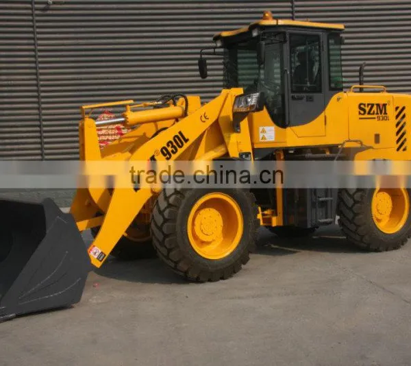 4WD 3 Ton Small Articulating Wheel Loader Compact Loaders With CE photo-3
