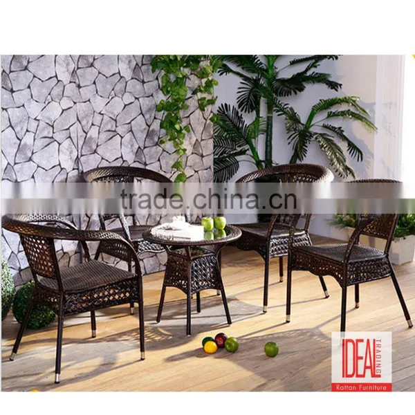 Garden Dining Set Cast Aluminum Garden Furniture/bronze Metal Dining Set photo-3