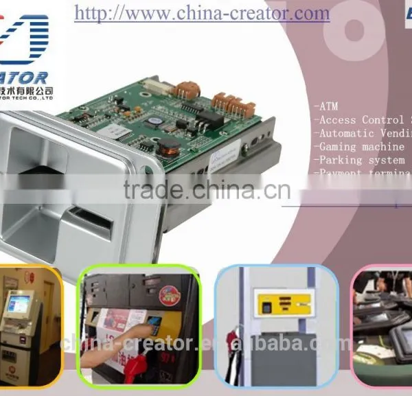 Chip Card RFID Gaming CRT-288 Manual Insert Card Reader photo-3