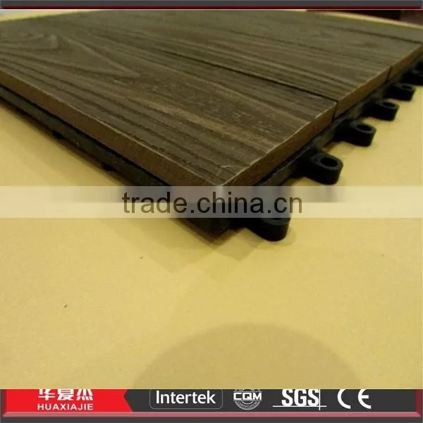 Decorative Wood Plastic Composite Decking Tiles photo-2