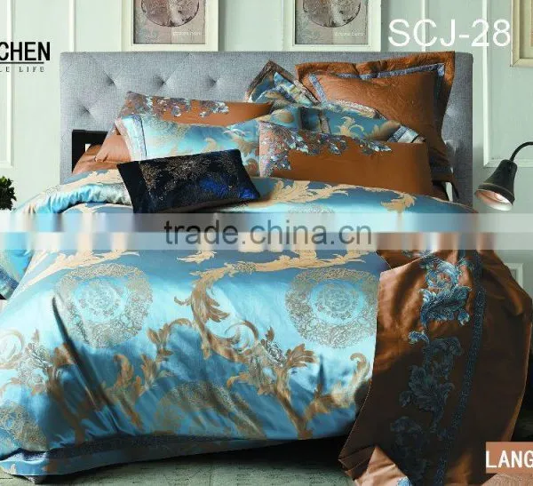 Loyal Elegant Luxury Jacquard Viscose Bedding Set