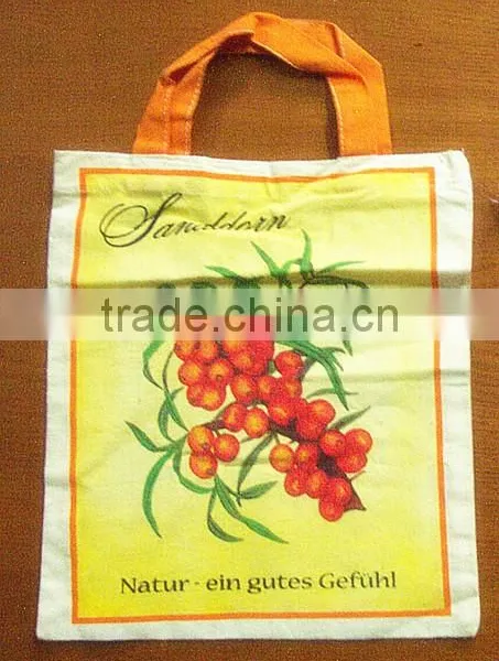 Logo Printing Promotion 100% Cotton Shopping Bags photo-4