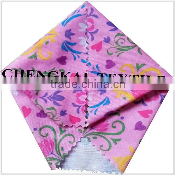 Print Spun Polyester Fabric for Woman Clothing China Supplier