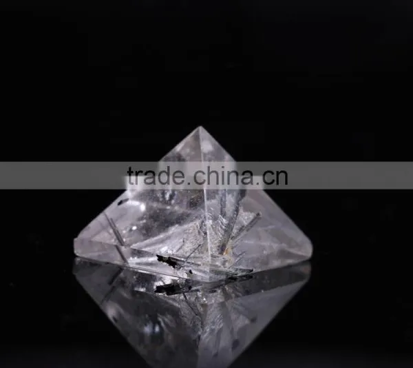 Hot Sale 100% Natural Transparent Pure Pyramid Quartz Crystal Clear Pyramid photo-3