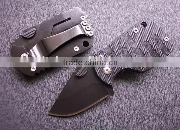OEM G10 Material Pocket Knife 420 Steel Knife UD48102 photo-4
