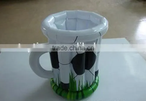 2016 Factory Production EN71/ASTM Fashion Durable White Pvc Inflatable Cup-shape Beer/beverage Cooler photo-2
