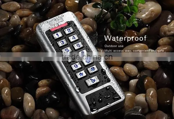 IP68 Waterproof Access Control System With Metal Rfid Keypad Reader photo-5