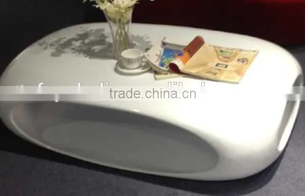 Fiberglass Coffee Table White photo-2