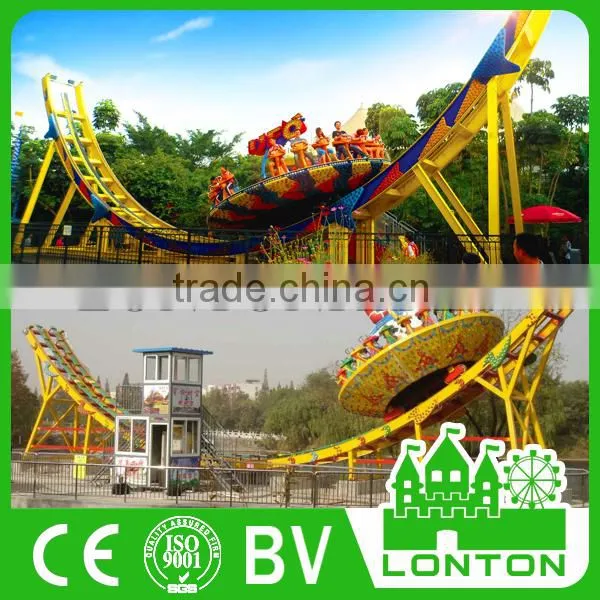 Entertainment UFO Equipment Thrill Track Cars Park Game Rides For Adult photo-5