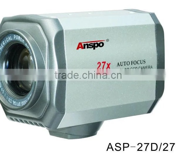 Best Selling Zoom Camera 1/4" SONY CCD 27X Optical Zoom CCTV Camera Bullet Camera
