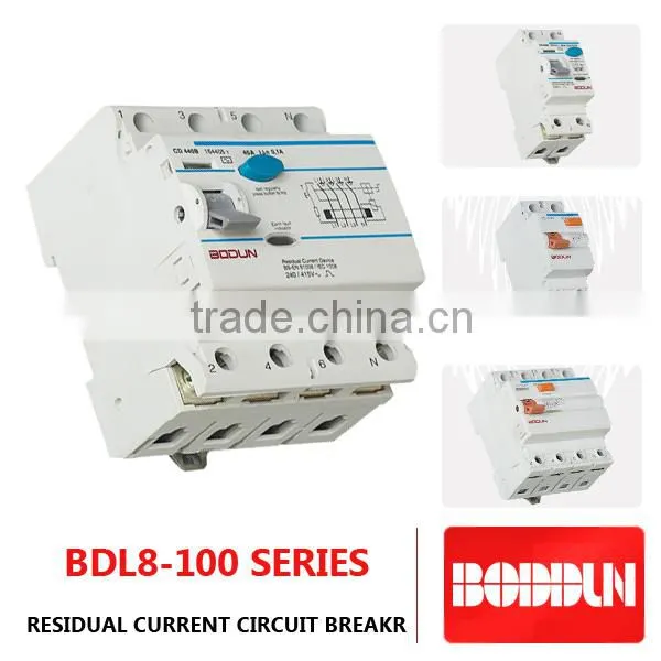 BDL8-63 Yueqing 100ma 300ma 40a 4p 30ma Rccb