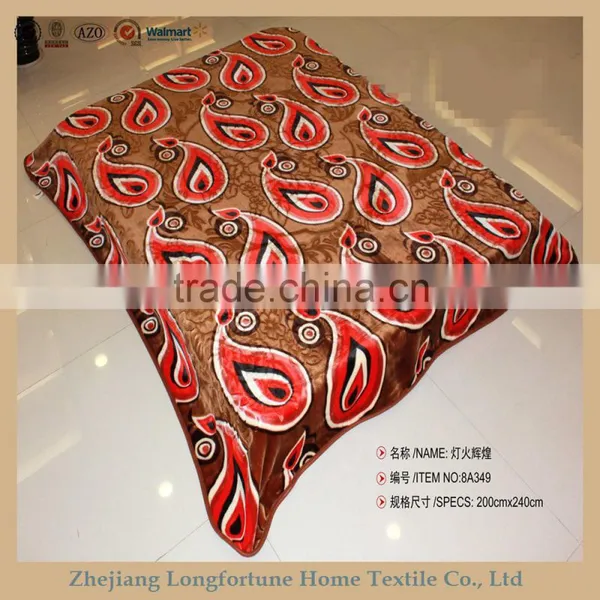 Manufactory Walmart China Home Textile Wholesale Vellux Blanket photo-2