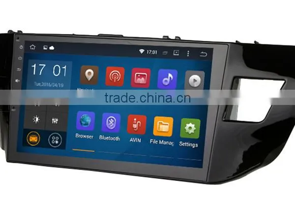 10.2 Inch Car Bluetooth Phone Book Gps Multimedia Navigator Dvd Price for Toyota Corolla 2014 photo-2