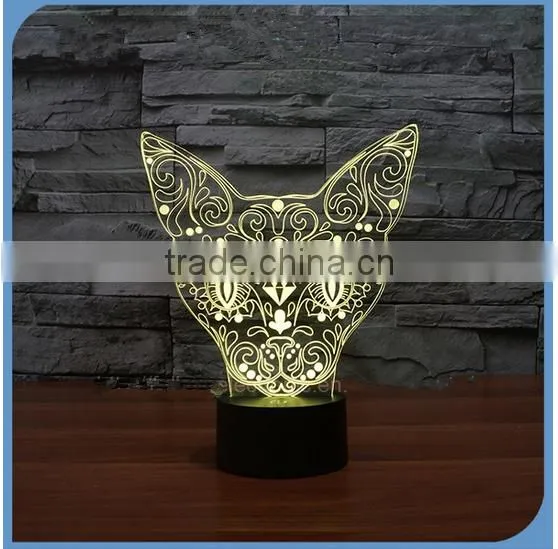 Cheap Characters Small Night Lights Visual Lamp Acrylic 3D Led Lamp