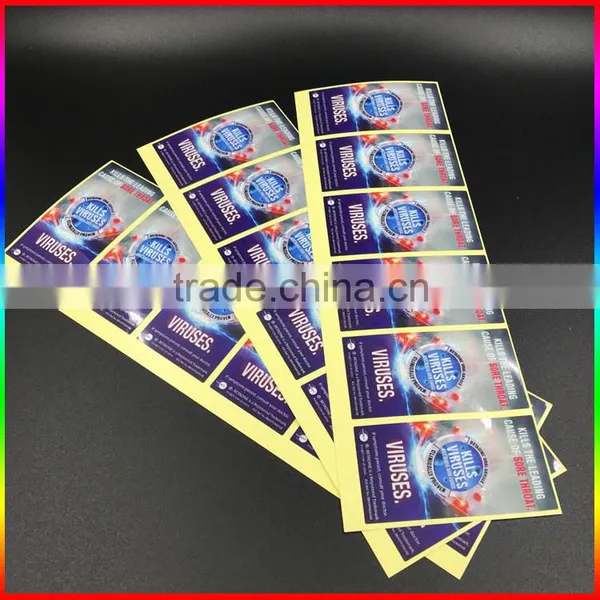 High Quality Silver Paper Adhesive Aluminium Sticker Label photo-2