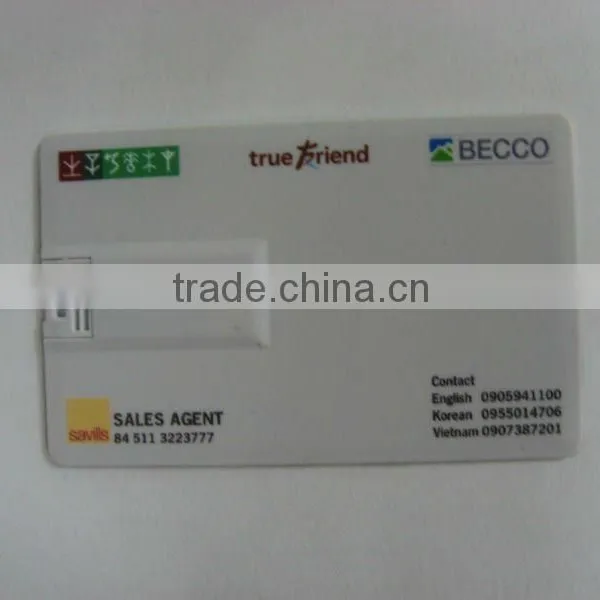 Credit Card Usb Flash Memory Drive