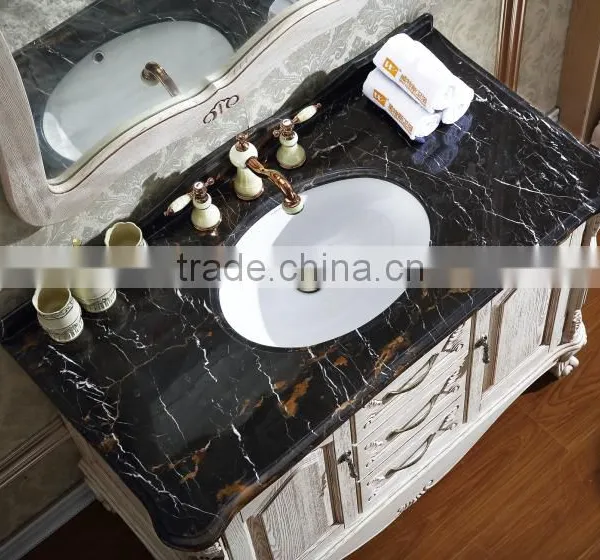 Hot Sale Unfinished Wood Cheap Bathroom Cabinet photo-2