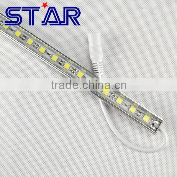 12v/24v Aluminum Profile LED Rigid Bar 5050 72led/m 16watt IP68 Waterproof for Under Cabinet Display Illumination photo-2