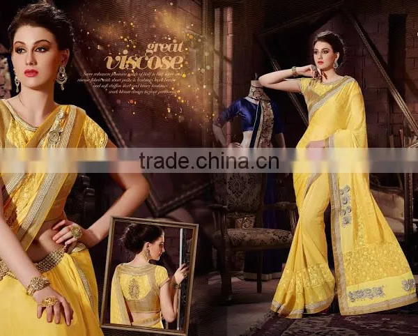 Sea Green Georgette On Net Lehenga Saree photo-4