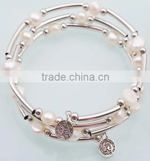 Europe and the United States 2016 Popular New Natural Pearl CCB Spiritual Beads Bracelets photo-3