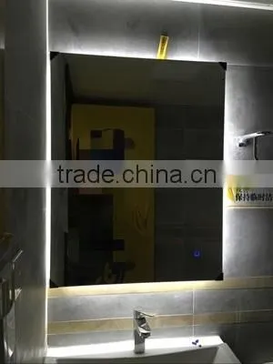 World Popular CE R0HS Certificate Freely Customized Function Wall Mounted Bright Bathroom Touch Screen Sensor LED Mirror photo-2