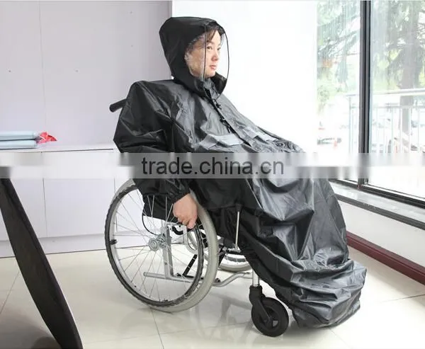 Topmedi Disabled Waterproof Wheelchair Raincoat for Outdoor Wheelchair Rainwear for Disabled People Elderly Care Products photo-3