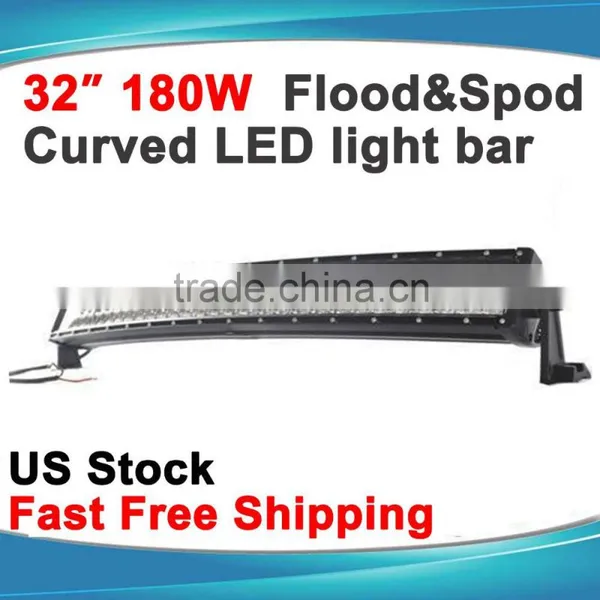 Penton Cheap 32'' 180W Curved Light Bar Off Road 2 Row Led Light Bar for Jepp Wrangler