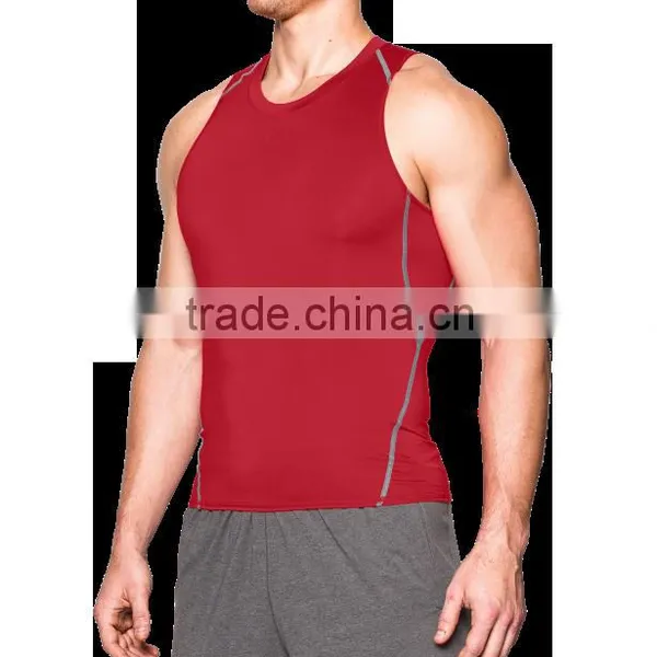 Factory Breathable Wholesale Custom Men Sports Gym Fitness Wear Clothes Tank Tops photo-3