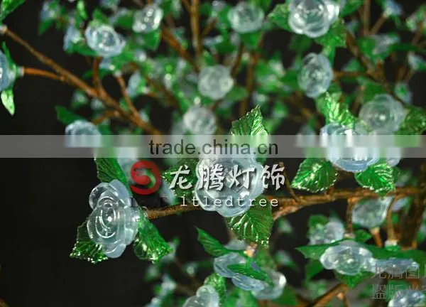 Hotel Decoration Led Rose Flower Tree Light photo-3