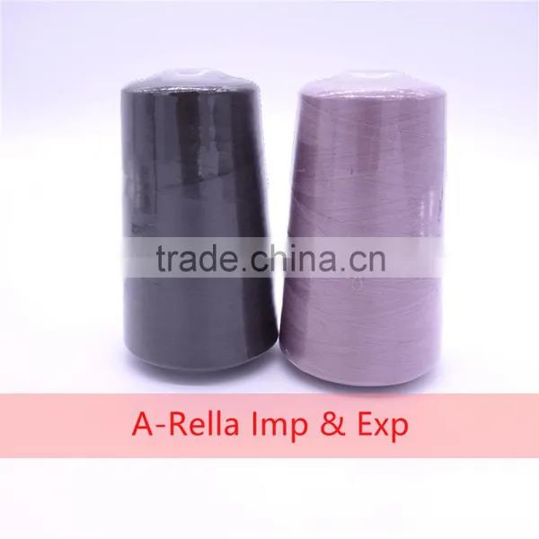 Spun Polyester Sewing Thread 5000y/cone Dyed 40s/2