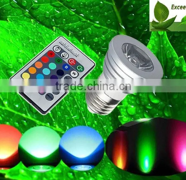 16 Colors E27 Led Rgb Light photo-6