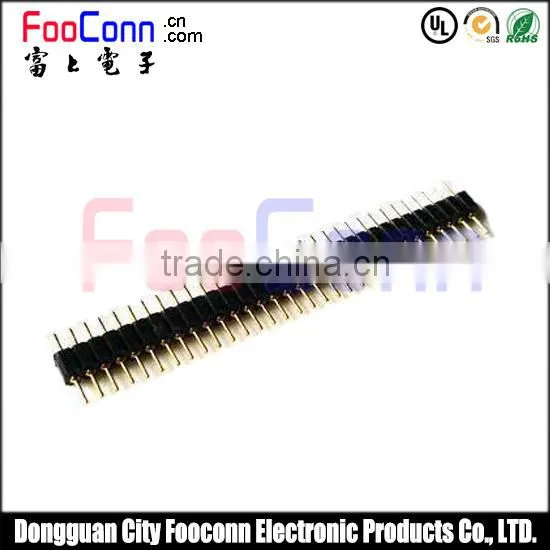Pitch1.778 Machine Pin Male Connector Straight Dip photo-2