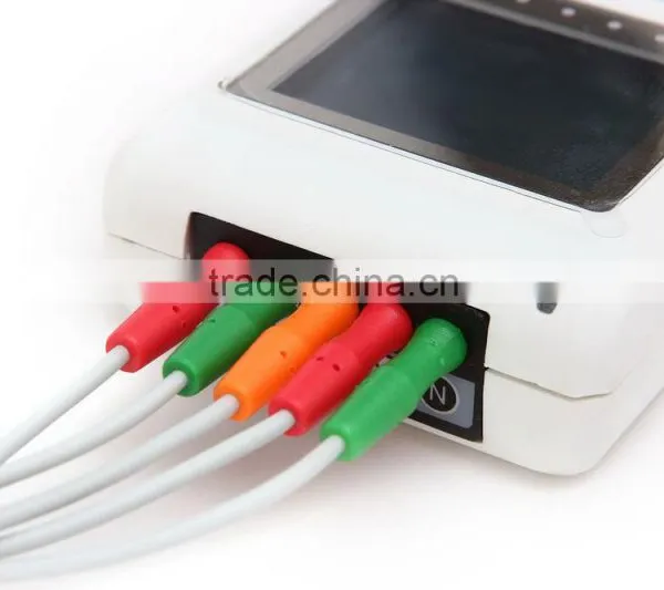 2016 3/12 Channel ECG Holter System -24 Hours CS-3CL Cardiac Heart Monitor With Free Software-Shelly photo-3