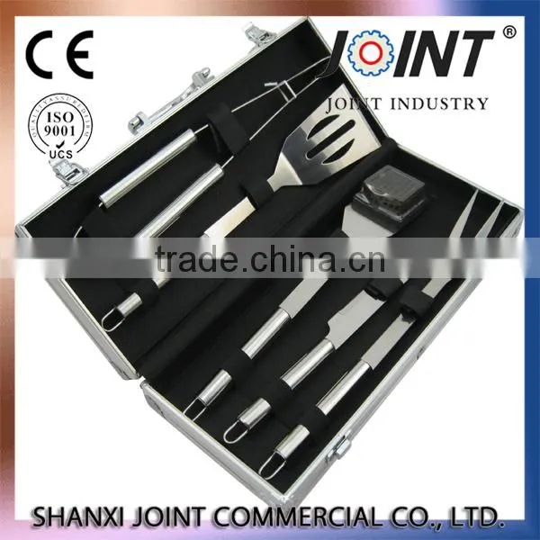 Stainless Steel Bbq Set With Aluminum Case Bbq Tools