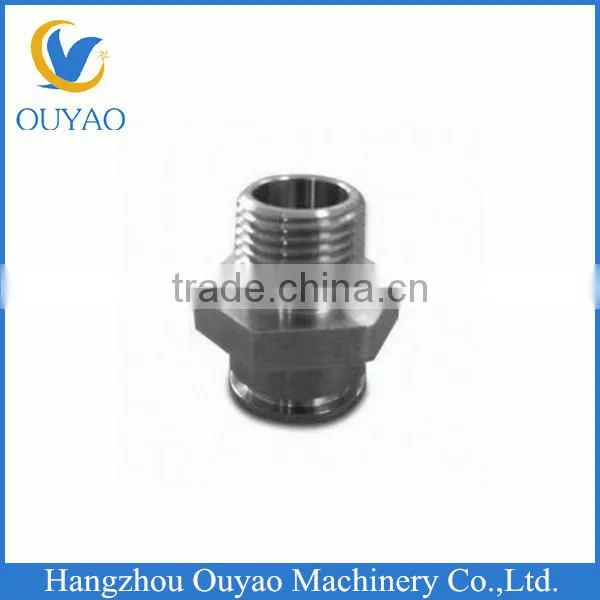 Stainless Steel 316 Male Inserts, Anodizing Finish, A Part of Water Piping System